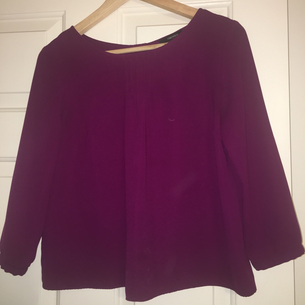 Purple blouse